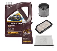 FEBI BILSTEIN Inspection set 6L MANNOL Longlife 504/507 5W-30 pour Hyundai