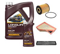 FEBI BILSTEIN Inspection set 6L MANNOL Longlife 504/507 5W-30 pour Mini Mini