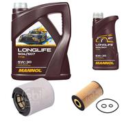 FEBI BILSTEIN Inspection set 6L MANNOL Longlife 504/507 5W-30 pour VW Polo
