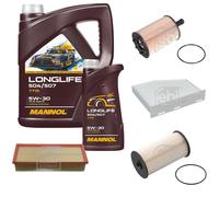 FEBI BILSTEIN Inspection set 6L MANNOL Longlife 504/507 5W-30 pour VW Tiguan