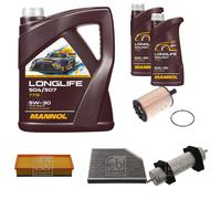 FEBI BILSTEIN Inspection set 7L MANNOL Longlife 504/507 5W-30 pour Audi A4