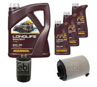Febi BILSTEIN Inspection Set 8L mannol Longlife 504/507 5W-30 pour Altea Seat
