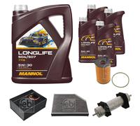 Febi BILSTEIN Inspection Set 9L mannol Longlife 504/507 5W-30 pour Porsche