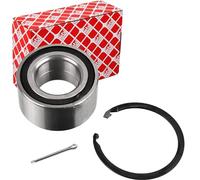FEBI BILSTEIN Kit de roulement de roue 180593 Essieu avant gauche Essieu avant droit Diamètre intérieur: 43mm Diamètre extérieur: 80mm Roulement à billes à contact oblique avec bague magnétique