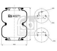 FEBI BILSTEIN 40271 Soufflet à air, suspension pneumatique