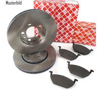 Febi Disque de Frein + Plaquette pour Audi A3 Seat Leon Skoda VW Golf 5 6 Jetta