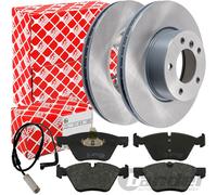 Febi Disques Ø300mm + Revêtements + Wk Avant Convient pour BMW E81 E90 E91 Jusqu