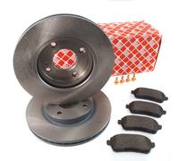 FEBI Disques De Frein Ensemble De Plaquettes Avant Pour FORD Fiesta 6 VI MK6