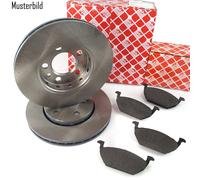 Febi Disques de Frein Plaquettes Avec Contact D'Usure Avant pour Audi A6 4F C6