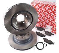 FEBI Kit Freins Disques + Plaquettes + Contact Avertisseur Arrière BMW 1 3