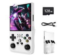 Febotak R36max Console de Jeux Portable rétro, écran IPS de 4.0 Pouces, 128 Go de mémoire, Plus de 25 000 Jeux, basée sur ARKOS à Code Ouvert LINXU, Batterie de 4000 mAh