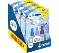 Febreze 3Volution Diffuseur Électrique de Parfum, 4 x 20ml, Eveil Printanier, Élimination Des Odeurs Maison