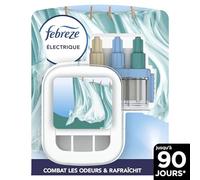 Febreze 3Volution Linge Frais Kit De Démarrage Désodorisant Électrique 20ml, 3 Parfums En Alternance Pour Combattre Les Odeurs