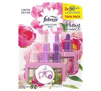 Febreze 3Volution Lot de 2 recharges pour désodorisant Pivoine et cèdre 2 x 20 ml