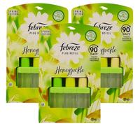 Febreze 3Volution Lot de 3 recharges à brancher Chèvrefeuille 20 ml
