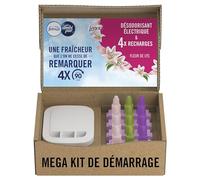 Febreze Désodorisant Électrique 1 Kit Fleur de Lys + 4 recharges (20ml)