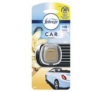 Febreze - Désodorisant pour voiture - 2 ml - Vanille - Kit de démarrage - Parfum anti-odeurs pour voiture - L’emballage peut varier