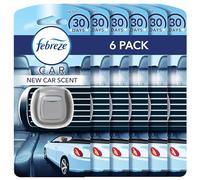 Febreze Désodorisant pour voiture - Kit de démarrage avec parfum pour éliminer les odeurs dans la voiture