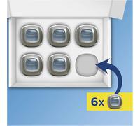 Febreze Désodorisant Voiture, Mega Pack de 6, Pureté de Coton, Sent Bon Fraîcheur pure Élimination Des Odeurs Persistantes