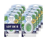 Febreze Petit Coin, Désodorisant WC En Continu (7.5ml x8), Parfum Rosée du Matin, Combat Les Odeurs en Continu, Fraîcheur Jusqu'à 50 Jours
