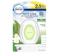 Febreze Petit Coin et Salle de Bains, 1 x 7.5ml, Désodorisant WC, élimine les Odeurs et Rafraîchit L’intérieur, Rosée du Matin