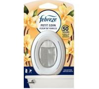 Febreze Petit Coin, Fleur de Vanille Désodorisant WC En Continu Pour Élimination Et Prévention Des Odeurs 1 X
