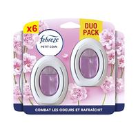 Febreze Petit Coin, Fleur Naissante Désodorisant WC En Continu Pour Élimination Et Prévention Des Odeurs 2 X