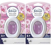 Febreze Petit Coin, Fleur Naissante Désodorisant WC En Continu Pour Élimination Et Prévention Des Odeurs 1 X 7.5 ML (Lot de 2)
