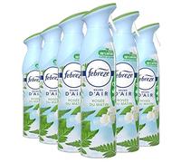 Febreze Rosée Du Matin Aérosol Désodorisant (6 Unités x 300 ml), Gaz Propulseur 100% Naturel Et Élimination Des Odeurs Dans Chaque Pièce De La Maison