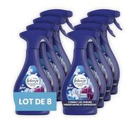 Febreze Spray Désodorisant 500 ML x 8 Lenor Éveil Printanier, Élimine Les Odeurs Emprisonnées Dans Les Tissus Et Laisse Un Parfum Frais