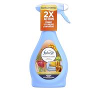Febreze Spray Désodorisant Textile 385ml, Fruits Exotiques, Combat Les Odeurs Emprisonnées Dans Les Tissus, Laisse Un Parfum Frais