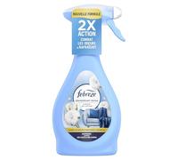 Febreze Textile Spray Désodorisant, Pureté De Coton, 385 ML, Élimine Les Odeurs Emprisonnées Dans Les Tissus Et Laisse Un Parfum Frais