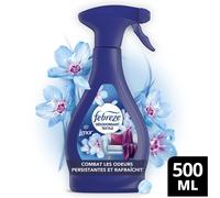 Febreze Spray Désodorisant Textile 500ml, Eveil Printannier de Lenor, Combat Les Odeurs Emprisonnées Dans Les Tissus, Laisse Un Parfum Frais