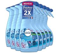 Febreze Spray Désodorisant Textile (500ml x8), Éveil Printanier de Lenor, 2en1, Combat Les Odeurs Emprisonnées Dans Les Tissus, Laisse Un Parfum Frais