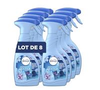 Febreze Spray Désodorisant Textile (500ml x8), Éveil Printanier de Lenor, 2en1, Combat Les Odeurs Emprisonnées Dans Les Tissus, Laisse Un Parfum Frais