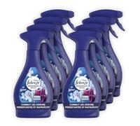 Febreze Spray Désodorisant Textile (500ml x8), Eveil Printannier de Lenor, Combat Les Odeurs Emprisonnées Dans Les Tissus, Laisse Un Parfum Frais