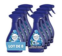 Febreze Textile Spray Désodorisant 500 x 8 Lenor Envolée D’Air Frais, Élimine Les Odeurs Emprisonnées Dans Les Tissus Et Laisse Un Parfum Frais