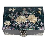 February Mountain Boîte à Bijoux Traditionnelle Coréenne en Nacre - Cadeaux pour Femmes pour la Fête des Mères, Noël, Anniversaire, Mariage, Anniversaire