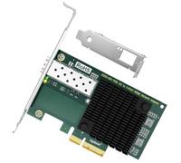 FebSmart Interface PCIE X4 vers port fibre optique 10 GbE SFP+ adaptateur Ethernet pour les jeux, la navigation en réseau, contrôleur Intel 82599EN 10 Gigabit Ethernet, carte NIC PCIE 10 GbE,