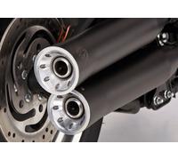 FECHTER Double Chambre d’amortisseur Rond pour Harley Dyna Fat Bob 1688ccm 13-1