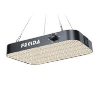 FECiDA Dimmable LED Grow Light 12000 Lumen 130 Watt, 2024 Best 2x2ft Grow Tent Light, UV-IR Included Full Spectrum Plant Growing Lamps for Indoor Plants with Daisy Chain Function, Quiet Built-in Fan