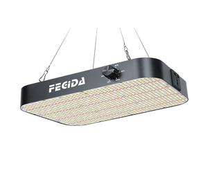FECiDA Dimmable LED Grow Light 12000 Lumen 130 Watt, 2024 Best 2x2ft Grow Tent Light, UV-IR Included Full Spectrum Plant Growing Lamps for Indoor Plants with Daisy Chain Function, Quiet Built-in Fan