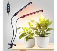 FECiDA Lampe de Croissance de Plantes d'intérieur 2000 lumens 18W, 2024 le plus Récent Clip Lampe de Croissance de Plantes d'intérieur, Lampe Végétale à Spectre Complet avec minuterie 4,8,12 Heures