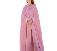 Feclmiyt Cape de sorcière d'Halloween avec capuche, cape médiévale de faucheuse - Costumes vintage pour cosplay, cape en laine (A-06, XL)