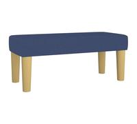 Fecpoo Banc bleu 70 x 30 x 30 cm tissu polyester contreplaqué