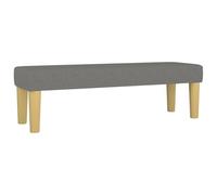 Fecpoo Banc gris foncé 100 x 30 x 30 cm tissu, polyester, contreplaqué