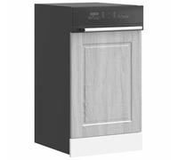 Fecpoo Panneau de lave-vaisselle Porto gris Sonoma 45 x 1,5 x 67 cm Façade de cuisine pour protection du lave-vaisselle