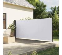 Fecpoo Store latéral - 160 x 600 cm - Extensible - Résistant au vent - Avec cadre en acier et aluminium - 100 % polyester - Revêtement en polyuréthane - Pour l'extérieur et l'intérieur