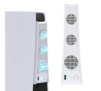 FEDBNET 1PC Ventilateur De Refroidissement Pour PS5, Refroidisseur De Console De Jeu 3 Accessoires Externes Pour Hôte De Ventilateur De Refroidissement Avec Port USB 3.0 Supplémentaire