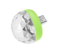 FEDBNET Boule de fête USB, mini lampe de scène disco portable USB pour fête de famille, club, travail avec téléphone portable